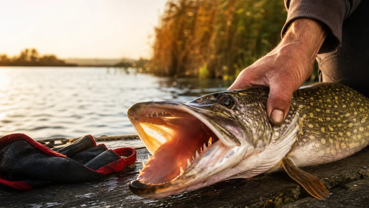 Morsure de brochet : comprendre ses dents et les dangers