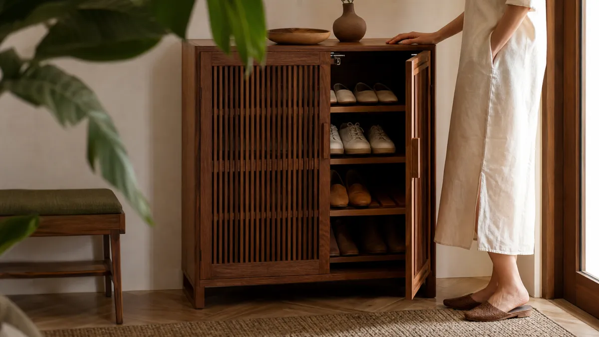 Quel meuble à chaussure choisir pour une entrée rangée ?